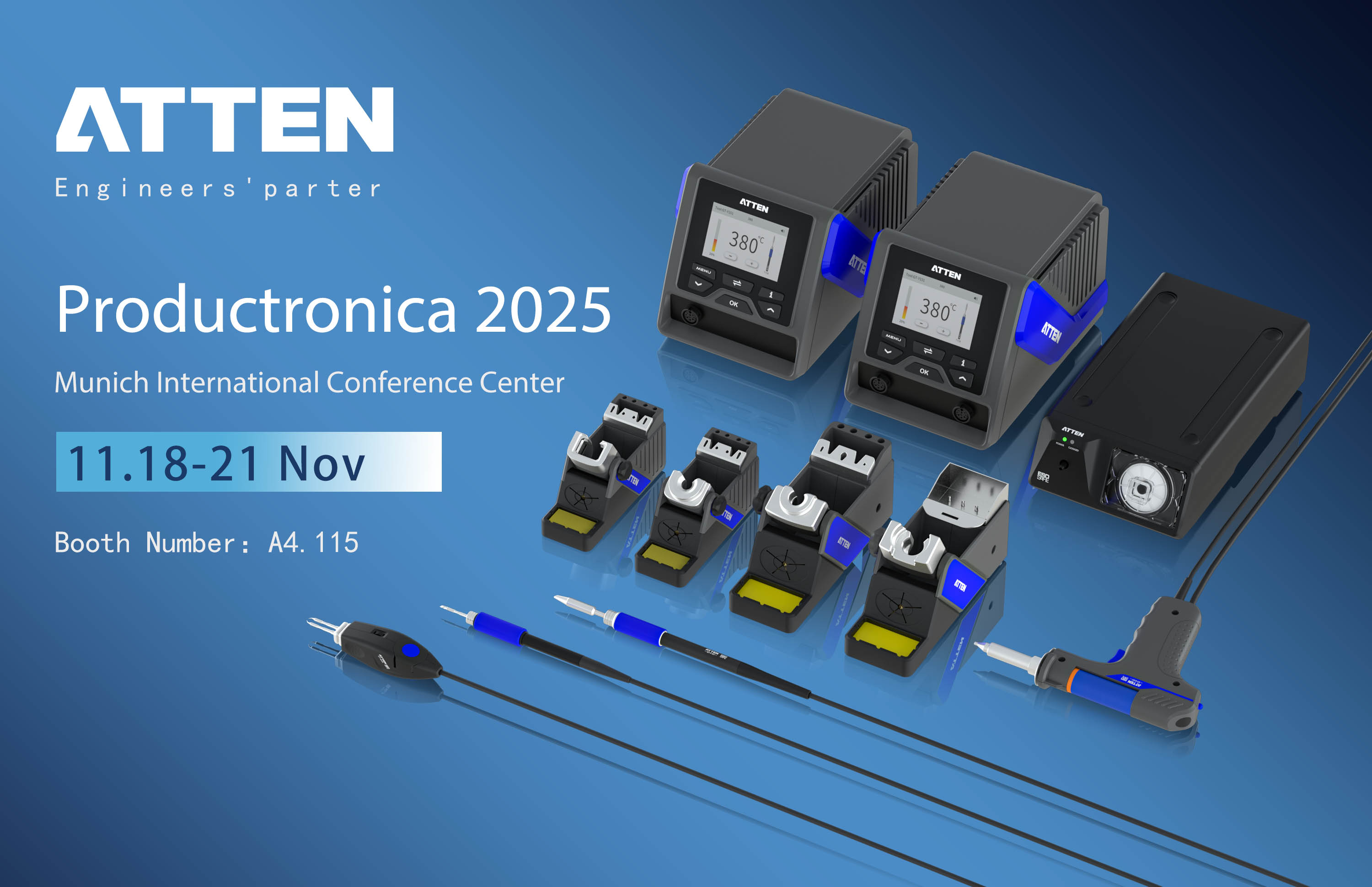 ATTEN Shines at Productronica 2025 with New Soldering Innovations